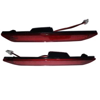 

NEW-Car Rear Side Light Marking Corner Light Red Shell Black Shell Leaf Plate Turn Signal for Ford Mustang 2015-2019