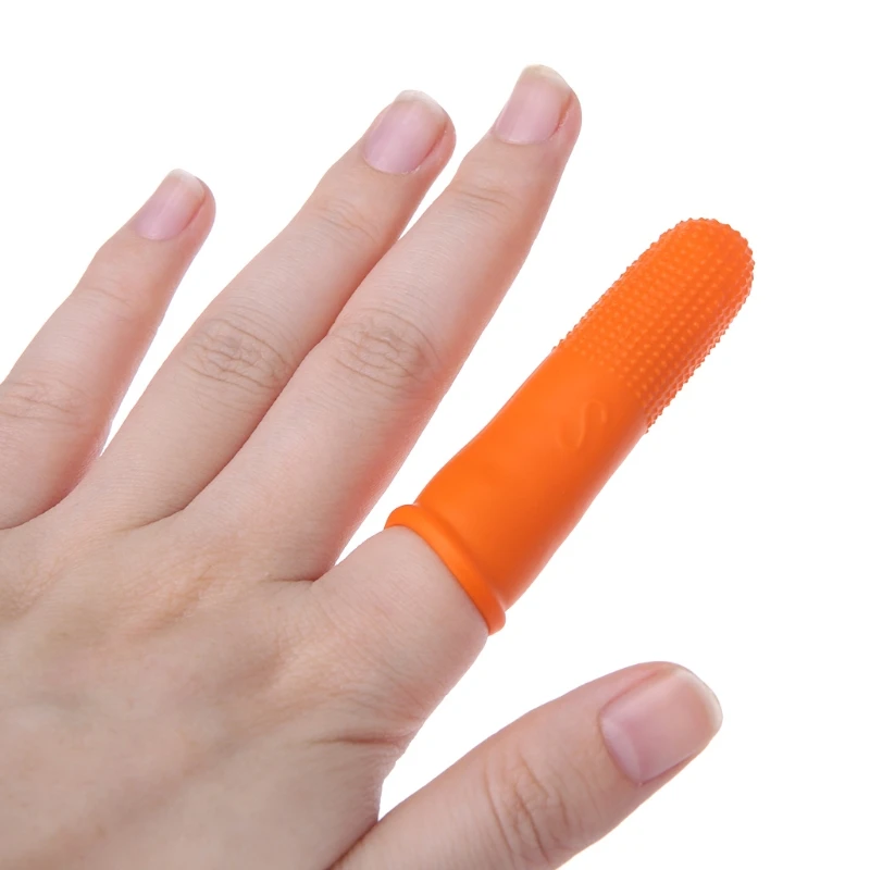 100pcs Disposable Latex Rubber Finger Cots Sets Fingertips Protector Gloves New 20 Retailsale s