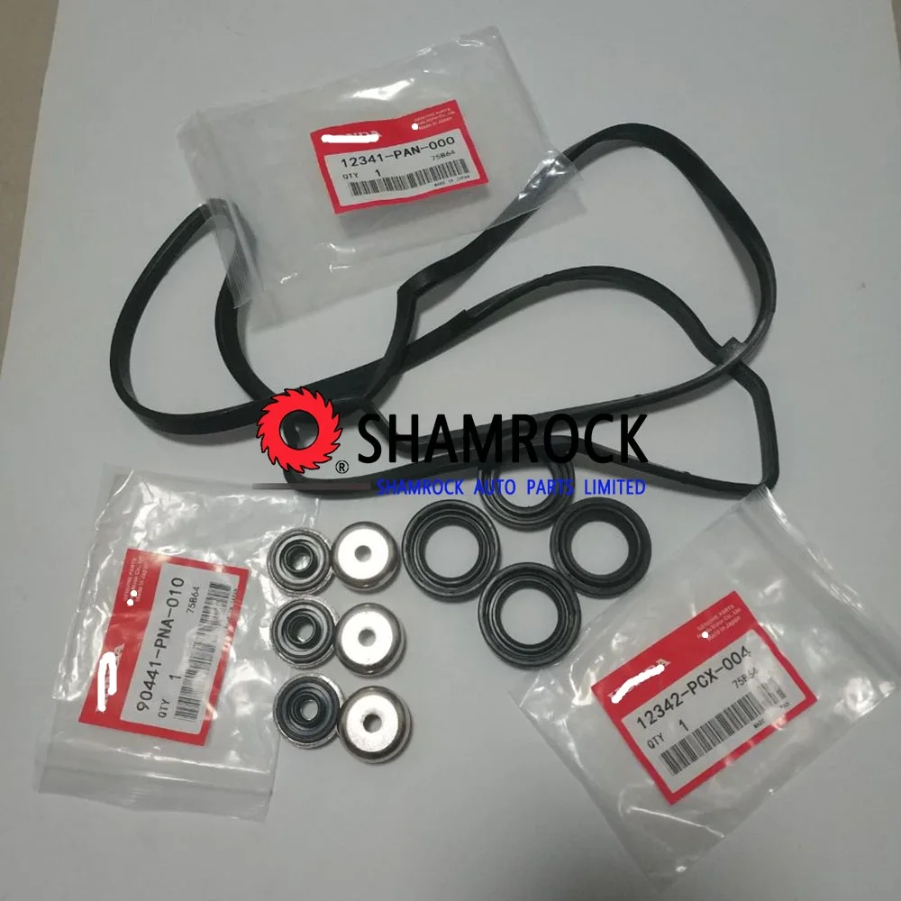 

VALVE COVER GASKET KIT SET OEM 12341-PNA-000 /12342-PCX-004/90441-PNA-010 for 2002-2006 Aacura RSX TSX Hhonda Aaccord Ccivic CRV