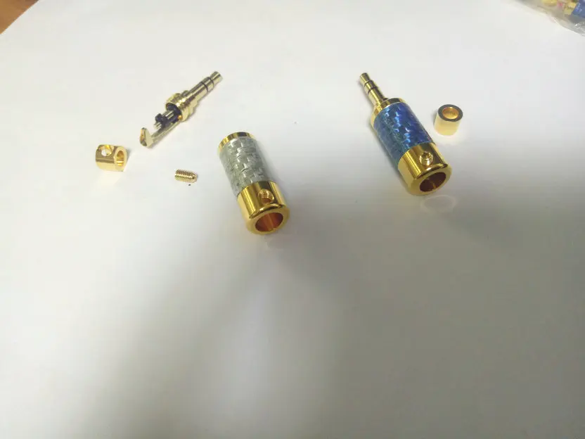 10pcs 3 5 mm 3 Pole Stereo Male Audio Jack Headphone Plug Welding Repair Headphone DIY New