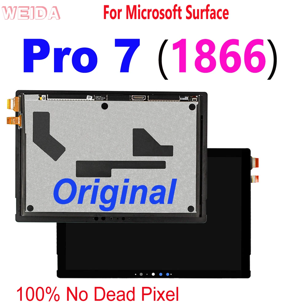 Display Lcd Originale Per Microsoft Surface Pro 7 1866 Display Lcd Touch Screen Digitizer Assembly Per Microsoft Surface Pro7 Pro 7 Lcd
