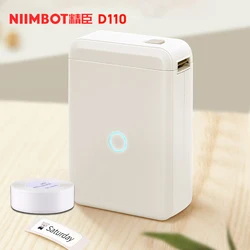 Niimbot – Mini imprimante thermique Portable D110, étiquette autocollante, sans fil, Bluetooth, pour usage domestique, organisation de stockage 