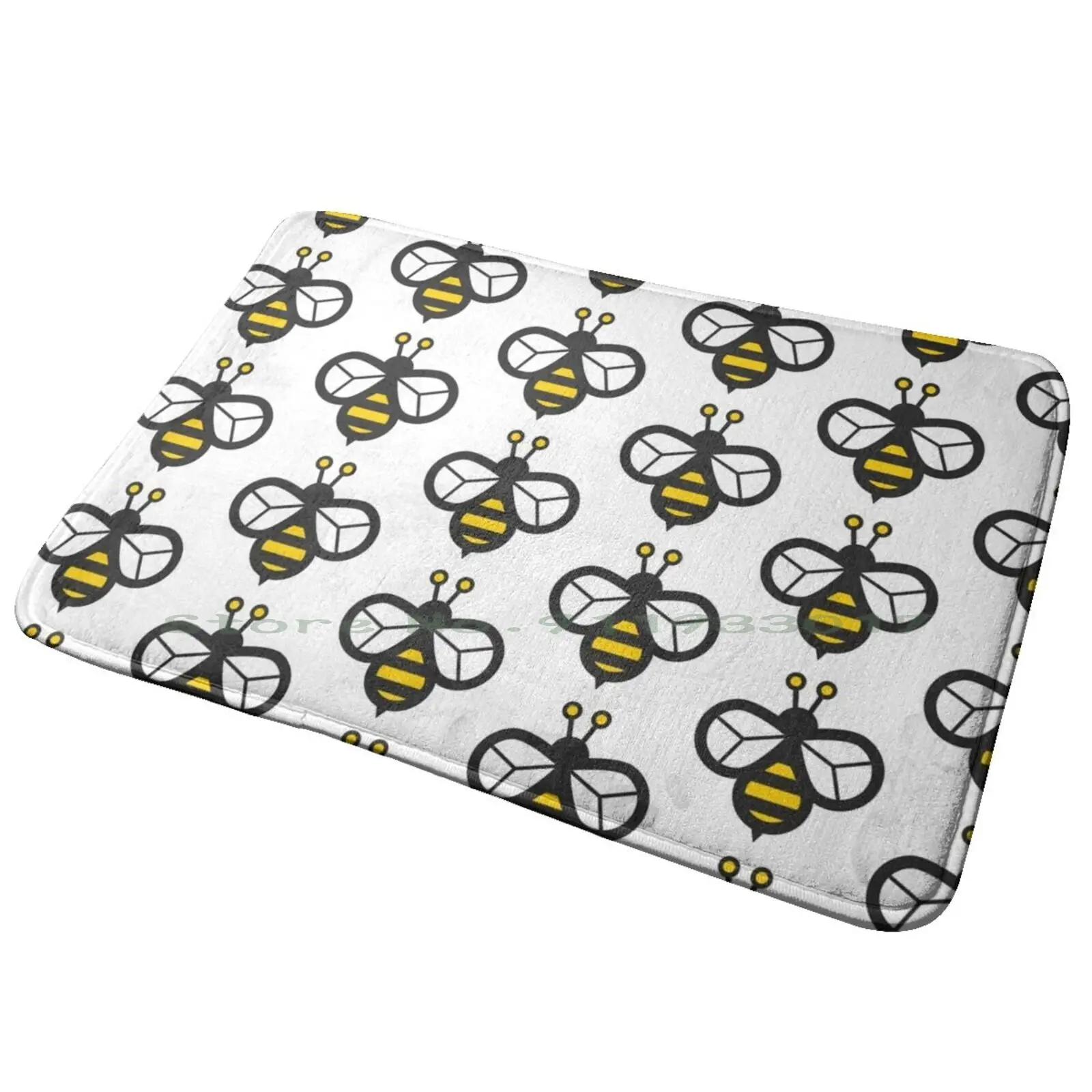 Cute Bumble Bee 3 Tappetino Per Porta D'Ingresso Tappetino Da Bagno Tappeto Devil Child Anime Manga Fashion Mugiwara Hat Pirates Hat Crew Going Merry