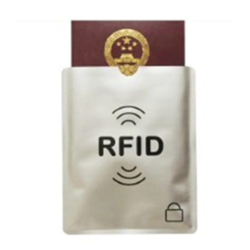 5 шт./лот, защитный чехол для паспорта, анти-сканирование, RFID Блокировка, защитная крышка, пластиковый белый мягкий багажник, без молнии, защита для карт