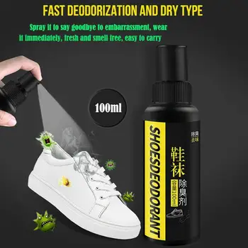 

100ML Footwear Deodorant Shoe Foot Sweat Spray Deodorant Foot Deodorant Powder Spray Foot Deodorant Shoe Odor Spray