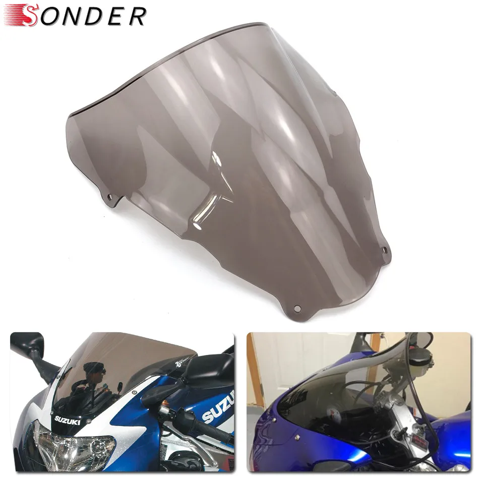 Высокое качество Ветер щит экран для Suzuki SV650 SV650S SV 650 S 1999 2000 2001 2002 двойной пузырь