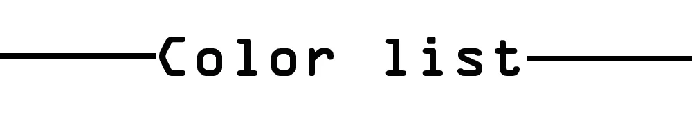 color