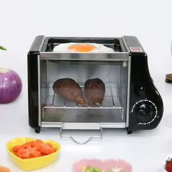 

Multifunction mini electric Baking Bakery roast Oven grill fried eggs Omelette frying pan breakfast machine bread maker Toaster