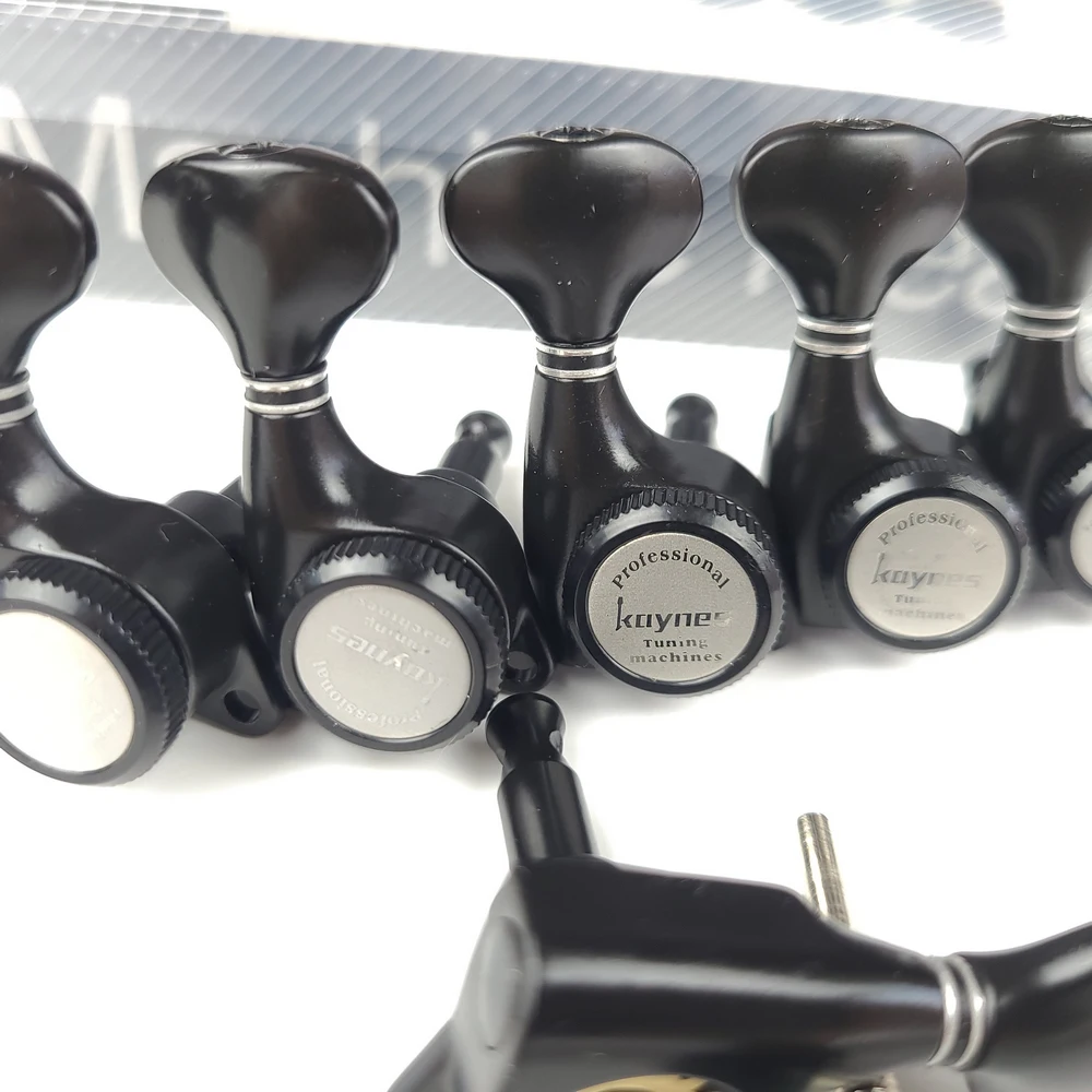 Afinador de Travamento de Guitarra Sintonizador de Cabeças para Máquina de Guitarra Pino de Ajuste de Cordas para lp Kaynes Elétrica Estilo Guitarras Pretas sg tl st - Image 2