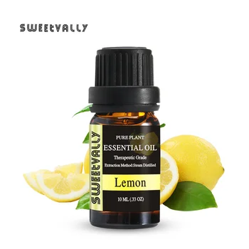

Lemon Essential Oil Lighten Melanin Essential Oil 10ML For Increasing Energy Digestive And Respiratory Support Fragrance Lamp