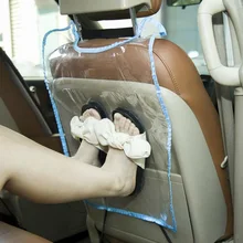 1 шт., защитные накладки на заднее сиденье автомобиля, прозрачные, водонепроницаемые, анти-кик, анти-грязный коврик на заднюю часть сиденья, защитный чехол для детей