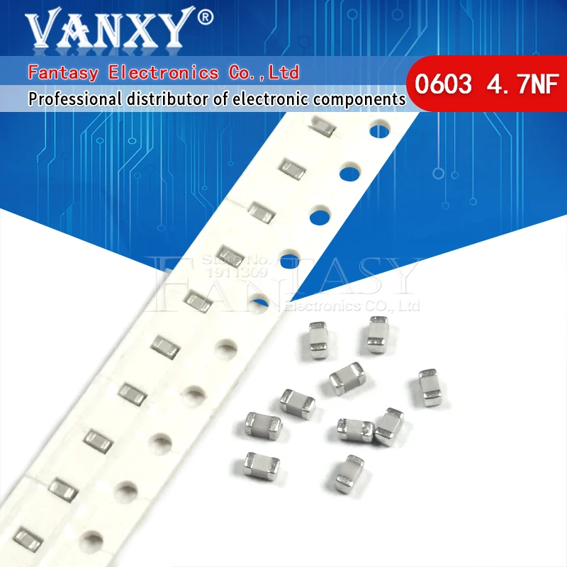 500 шт. 10% НФ X7R ошибка 0603 50 в 472 4700PF SMD толстая пленка микросхема многослойный