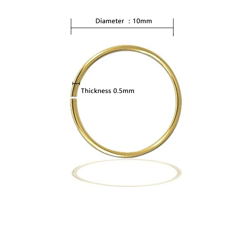 Nose Ring Hoop 20pcs-24 Gauge Piercing Rings set