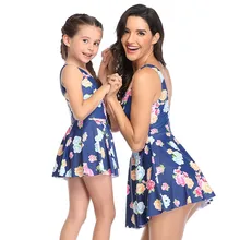 JAYCOSIN/слитный купальник с принтом для мамы и дочки, купальник для родителей и ребенка(мама), купальный костюм с принтом, комплект из двух предметов, купальный костюм