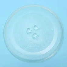 

245mm Thicken Univeral Microwave Oven Glass Disc Tray Turntable Y type bottom Flat Pallet Plates for Midea and other