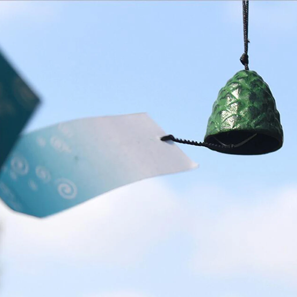 Wind Bell Japanese Cast Iron Windchime Temple Bell Home Ideal Gift