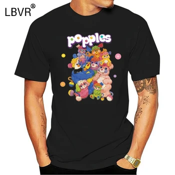 

Popples! T Shirt Cartoon Men Black T-ShirtSale 100 % Cotton T Shirts for Boys