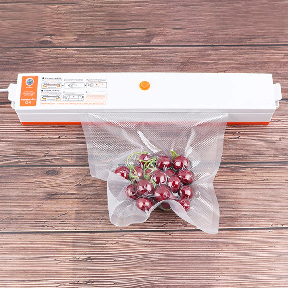 

Household Food Electric Automatic Vacuum Sealer Packaging Machine Including 15Pcs Packaging Bags