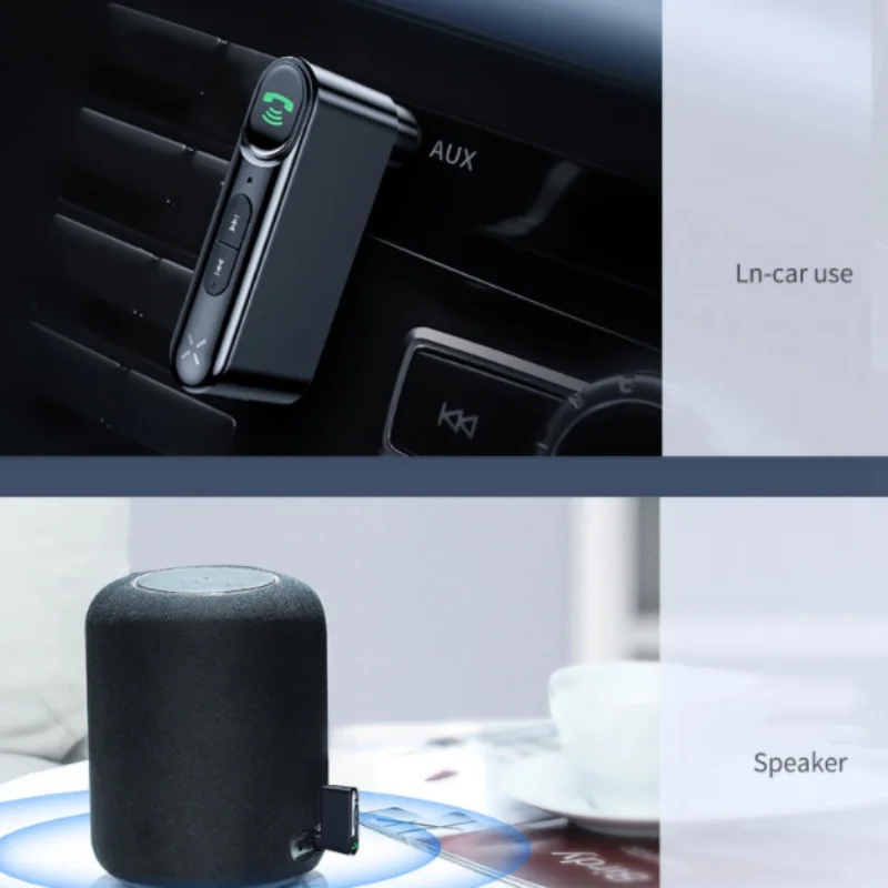 AUX автомобильный Bluetooth приемник громкой связи 3,5 мм беспроводной аудио Bluetooth адаптер