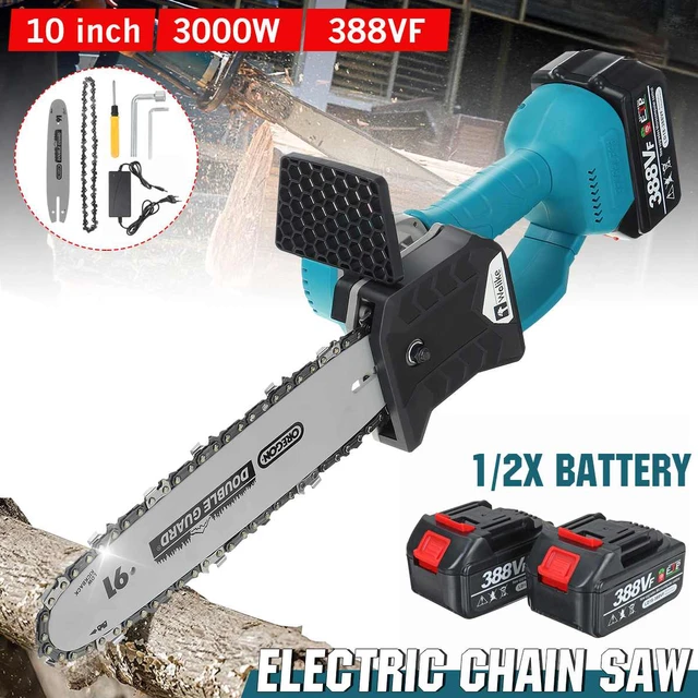 3000W 6 Inch/8 Inch Electric Saw Chainsaw Oil Can Automatic Refueling 1/2  Battery Woodworking Power Tool for Makita 18V Battery - AliExpress