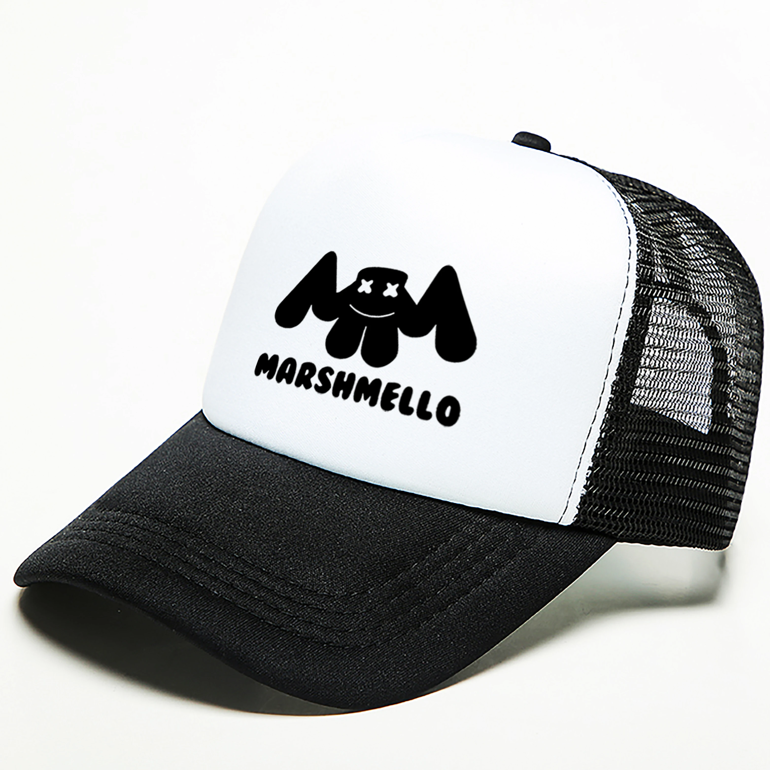 Новая мода Marshmello Ghost Hand бейсболка панк-рок группа хип-хоп Женская Мужская Snapback шляпа летняя дышащая сетчатая шляпа