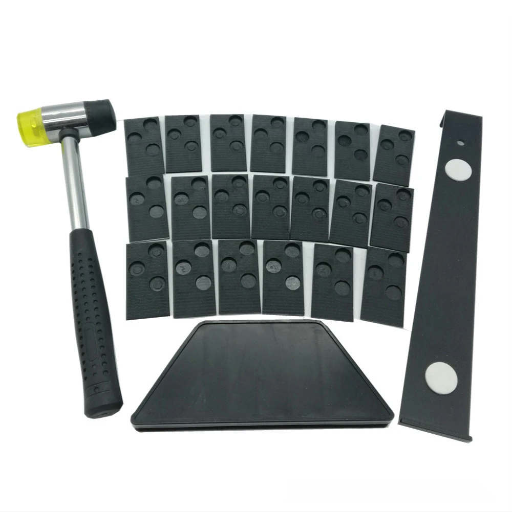

23 Piece Set of DIY Household Wood Floor Installation Tool With Mallet-Shaped Gasket For Hand Tool Set