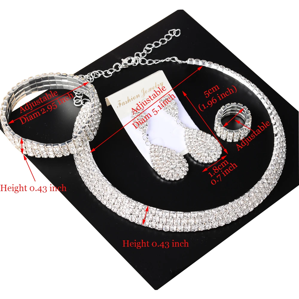 Luxury Wedding Bridal Jewelry Sets