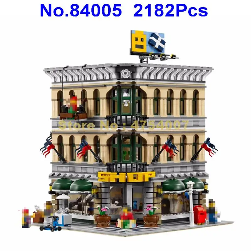 

15005 2182pcs city creator grand emporium building block 10211 Toy