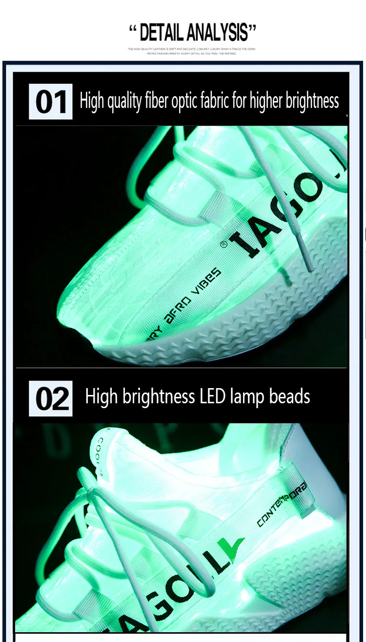 Супер-светильник; Летние светодиодные волоконно-оптические туфли для мальчиков и девочек; мужские и женские светящиеся кроссовки с зарядкой через USB; Мужская обувь; светильник; спортивная обувь