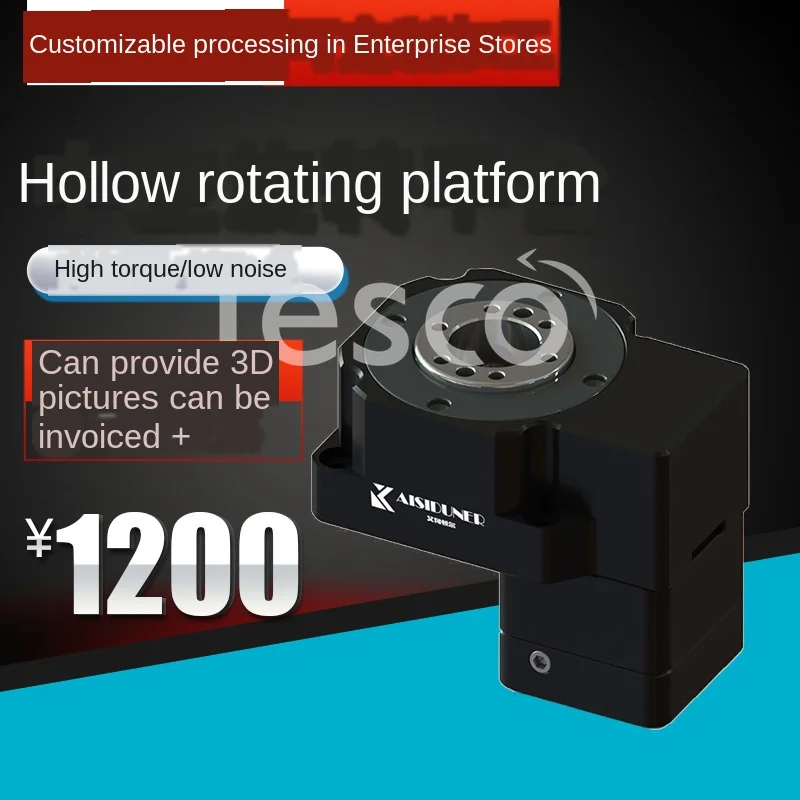 

Air Hollow Rotating Platform Reducer 60 85 130 200 Hollow Rotating Platform Indexing Plate Turntable