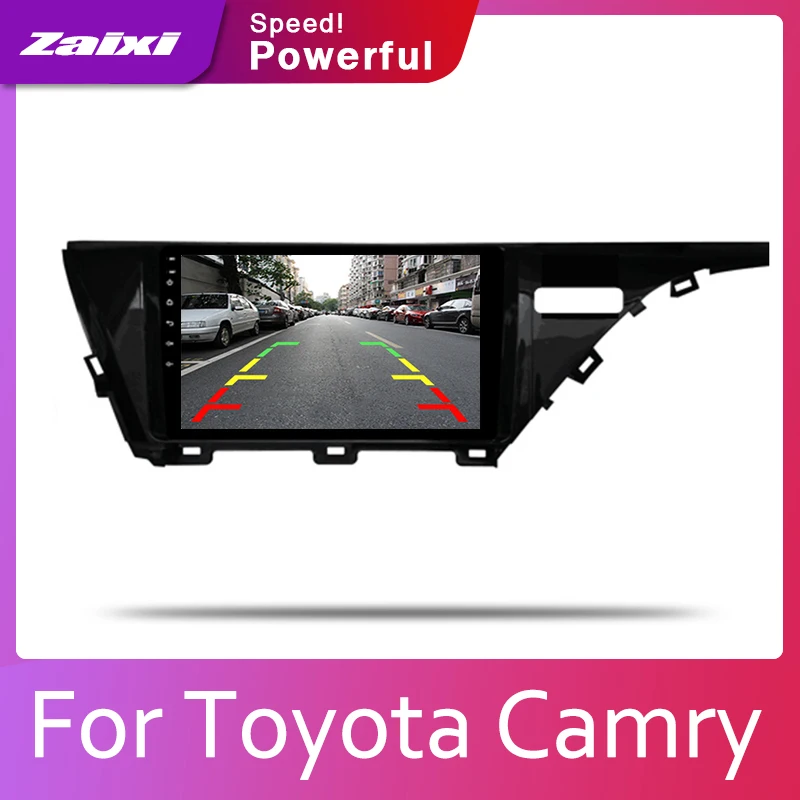 ZaiXi Android 2 Din Автомобильный Радио Мультимедиа Видео плеер Авто Стерео gps карта для Toyota Camry~ медиа Navi навигация