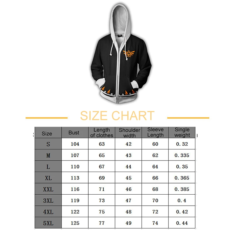Hoodie 2 The Legend of Zelda Men Hoodie 3D Zipper Breath of the Wild Princess Zelda Sweatshirts Cosplay - Цвет: Hoodie 2