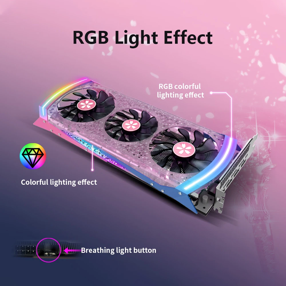 Игровая видеокарта Yeston RX5700XT 8 ГБ 2010 бит GDDR6|Графические карты| |