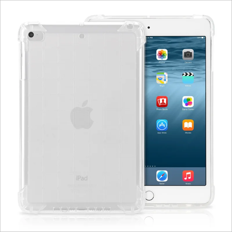 

For iPad 9.7 2017 2018 Soft TPU Silicon Shockproof Case Cover For iPad Air 2 Transparent Slim Cases For iPad Air 1