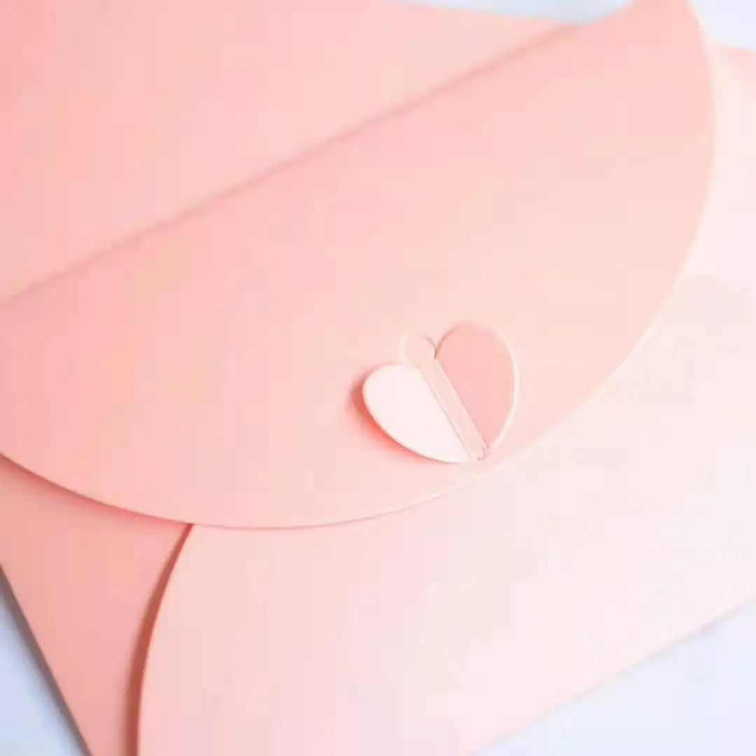100pcs/Lot Mini Love Heart/ Envelopes for Wedding Party Invitations Gift Greeting Cute Envelope Letter Paper Gift Envelope
