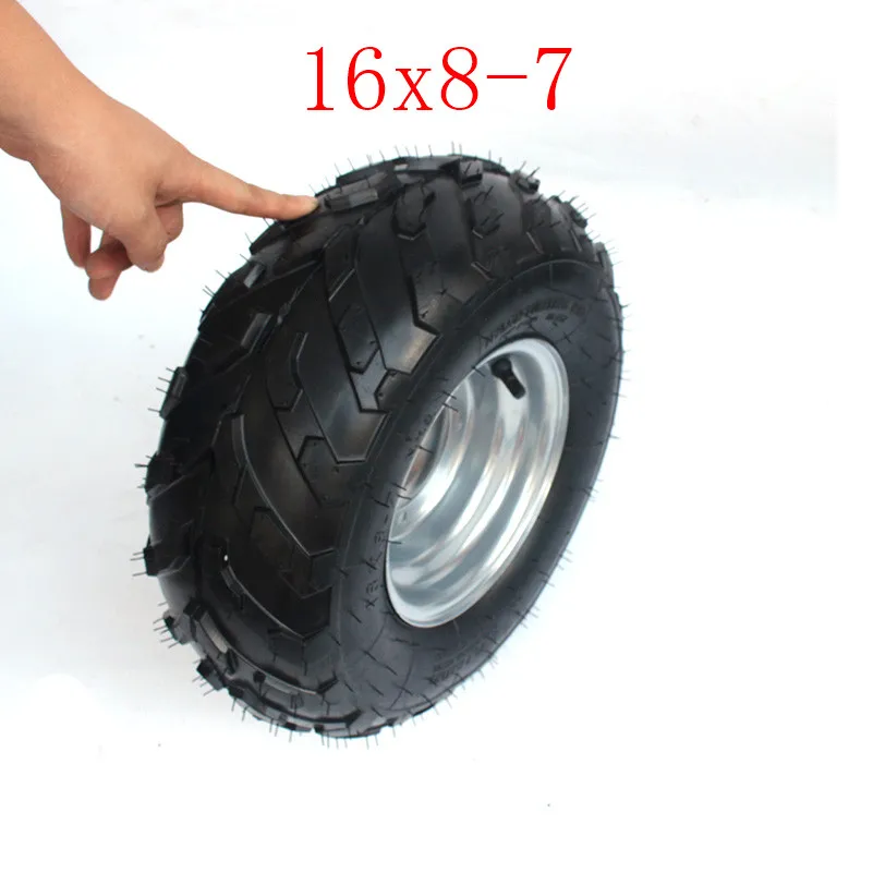 2 шт. молния хорошего качества 16x8. 00-7 вакуумная шина ATV шин подходит для ATV 50CC, 90CC, 70CC, 110CC, 125CC внешняя шина