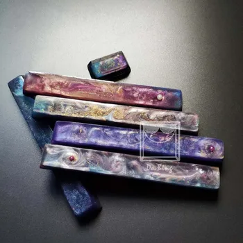 

1pc hand made space resin key cap Mechanical Keyboard Customized resin space Key Cap support size 5.5X 6.0X 6.25X 6.5X
