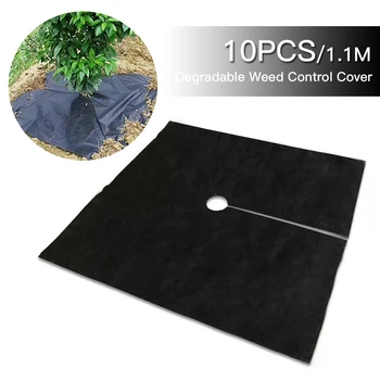 

10PCS Garden Weed Control Ground Cover Breathable And Moisturizing Weed Protection Cover Non-woven Orchard Grass Cloth
