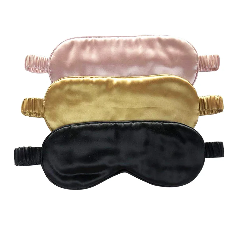 Silk Sleep Eye Mask Eye Cover Sleeping Mask Eyemask Travel Relax Rest