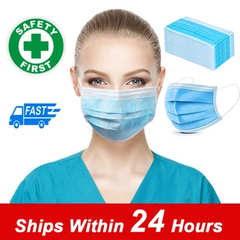 

10-100 Pcs Protective MASK Free Shipping IN STOCK Profession Dustproof PM2.5 Elastic Mouth Soft Breathable Face Disposable Mask