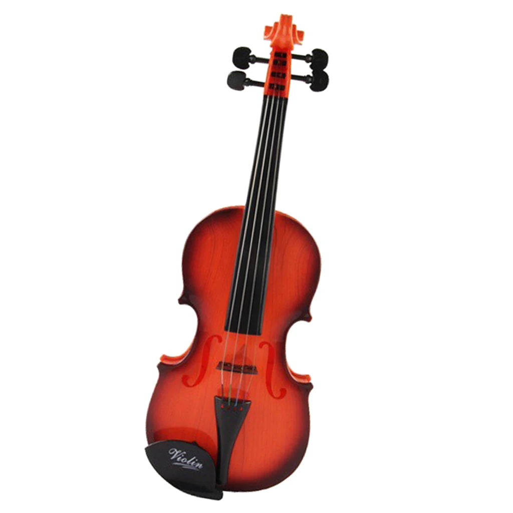 Protable Toy Violin Musical Instrument Toys Practice Violin Model Gift