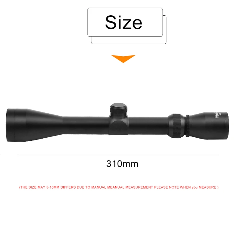 3-9x40 охотничий прицел Riflescope Mil Dot Air Riflescope пистолет Riflescope/воздушная оптика снайперский охотничий прицел с 20 мм рейкой