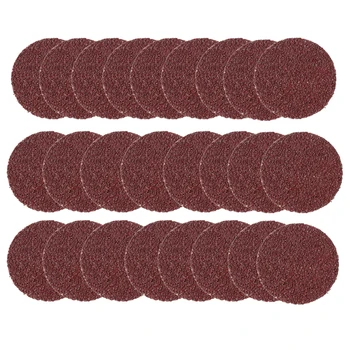 

25PCS Surface Sanding Discs 2" 36 Grit Roll Lock Coarse Sanding Roloc Disc R-Type Abrasive Pads For Metal Wood Mayitr