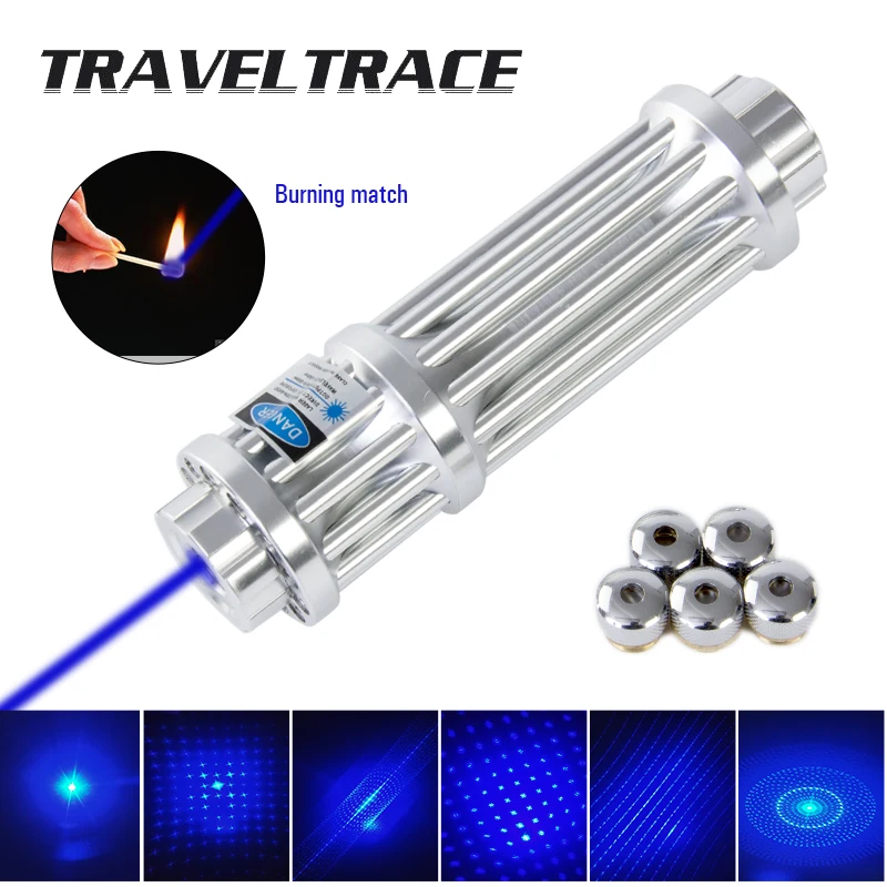 Most Powerful Laser Pointer Blue Beam Visible Lights Torch Strong High Power Super Fire Burning Wood Tactical Laser Pen Military