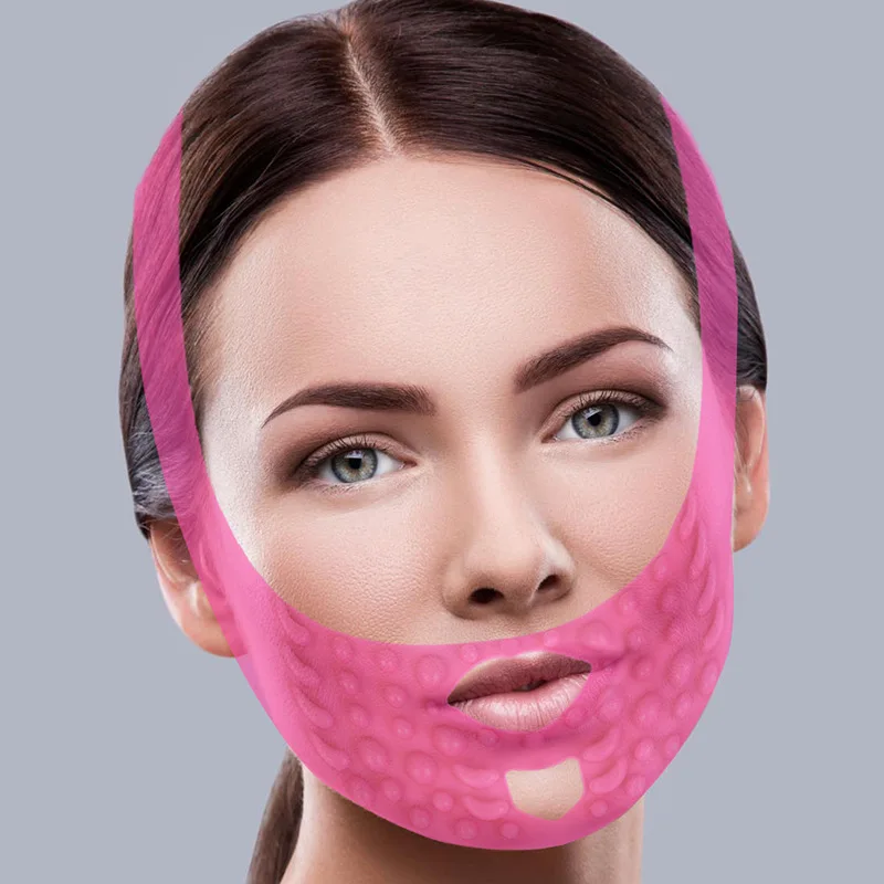 

Lifting Firming Facial Part Massage Bandage Improve Nasolabial Folds Shaping Small V Face Double Chin Mask
