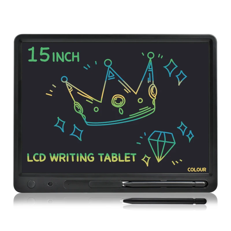 15 Inch Big Screen Wide Size LCD Writing Tablet Learning Pad Education Memo Board Adults Business Notebook Kids Drawing Toys 9
