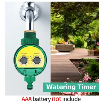 

Two Dial Automatic Watering Timer Electronic Garden Faucet Irrigation Controller Home Garden Irrigation Controller
