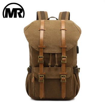 

MARKROYAL New Canvas Backpack Vintage Large Capacity Travel Backpack Casual Laptop Students School Bag Coffee Dropshipping