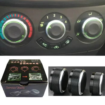 

3Pcs Car AC Heater Climate Control Knob Panel Switch Knobs Buttons For Chevrolet Chevy T250 Aveo Aveo5 Lova 250 Daewoo Gentra