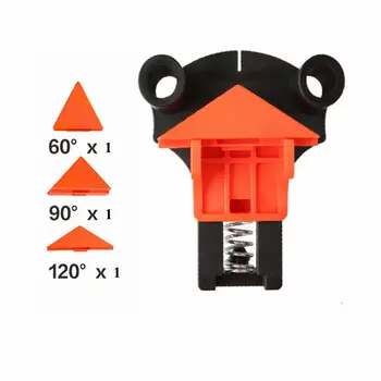 

1pc 60/90/120 Degree Right Angle Clamp Plastic Woodworking Hand Fixing Clips Bar Picture Frame Corner Clip DIY Positioning Tools